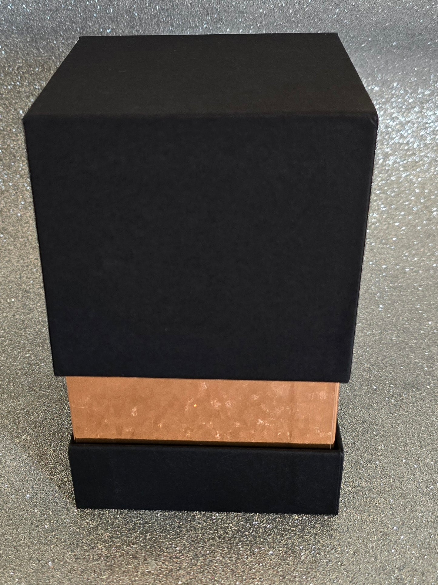 Candle Box Black & Gold or Black & Silver