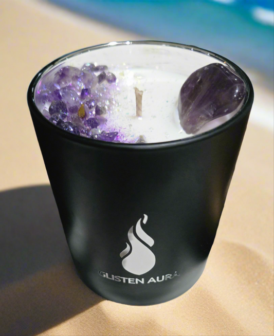 Luxury Crystal Candle MATT BLACK